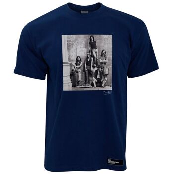 AC/DC (1) - T-shirt pour hommes. N&B. , Marine 1