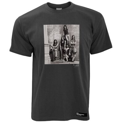 AC/DC (1) - Men's T-Shirt. B&W. , DimGrey