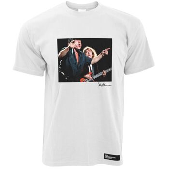 AC/DC live - Brian Johnson et Angus Young Men's T-Shirt, DimGrey 5