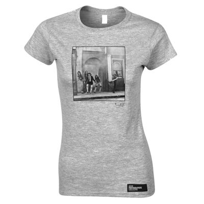 T-shirt femme AC/DC, gris clair