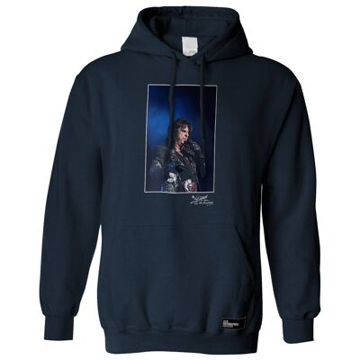 Alice Cooper Kapuzenpullover Auf der Bühne, Navy