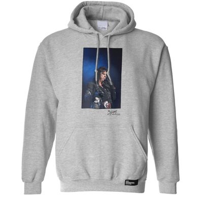 Alice Cooper Hoodie On stage , Grey