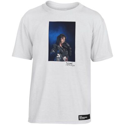 Camiseta infantil Alice Cooper On stage , Blanca