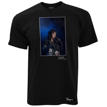 Alice Cooper T-Shirt Homme Sur scène , Blanc 2