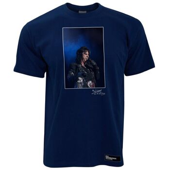 Alice Cooper T-Shirt Homme On stage , Gris Foncé 4
