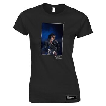 Alice Cooper T-Shirt Femme Sur scène , Blanc 3