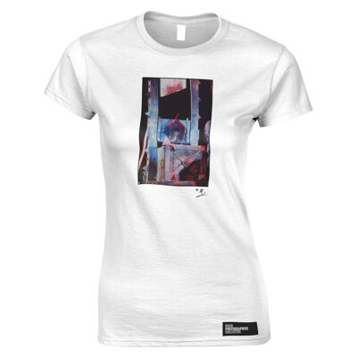 Alice Cooper, live (1) 1999 AP Camiseta para mujer, blanca