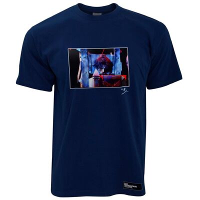 Alice Cooper, dal vivo (2). 1999 AP. T-shirt da uomo, blu navy