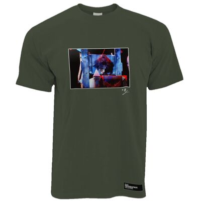 Alice Cooper, dal vivo (2). 1999 AP. T-shirt da uomo, verde