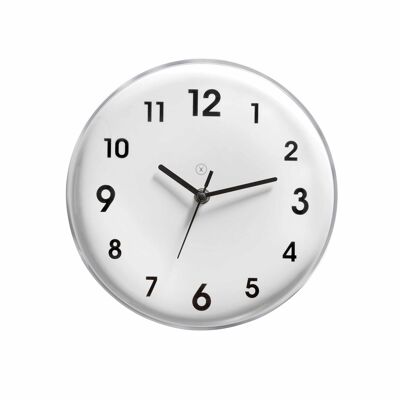 Sompex clocks ottawa geräuschlose wanduhr ø24,5cm weiss