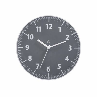 Sompex clocks toronto geräuschlose wanduhr ø28cm grau