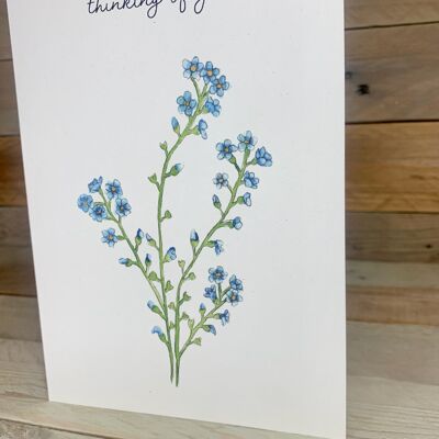 Thinking Of You Forget-Me-Not card