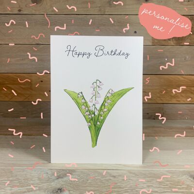 Lilly of the Valley card