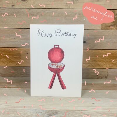 BBQ Geburtstag Geburtstagskarte