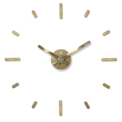 Sompex clocks nizza geräuschlose wanduhr ø56cm gold