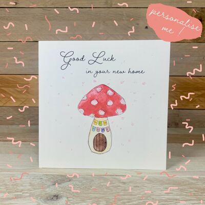New Home Toadstool Card