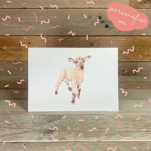 Droplet the Lamb Notelet