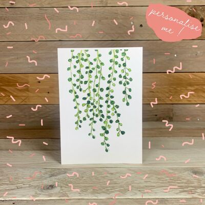String of Pearls Notelet
