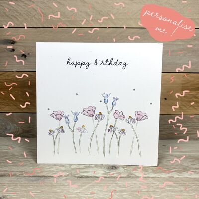 The Meadow Birthday Card