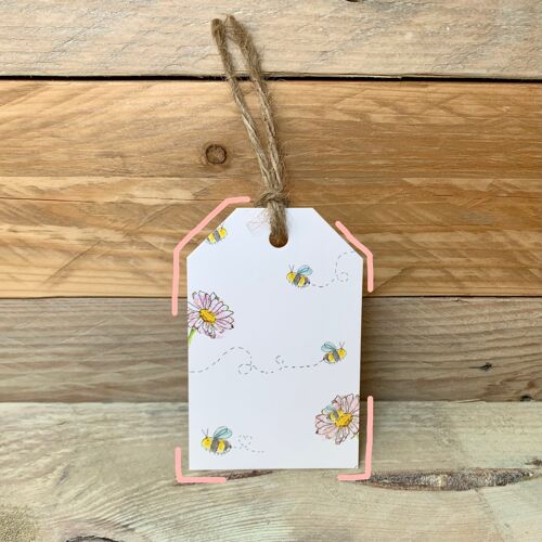 Bee Gift Tags - Pack of 5