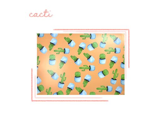 Cacti Wrapping Paper & Gift Tag Pack