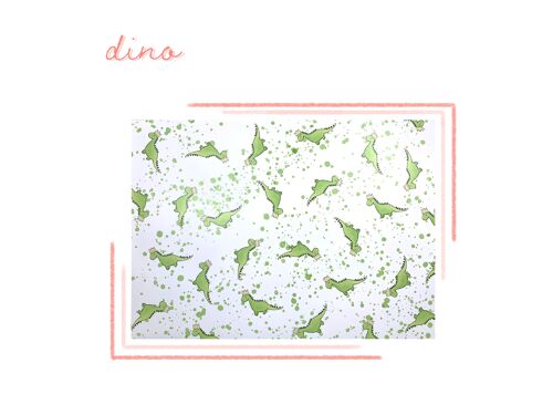Dino Wrapping Paper & Gift Tag Pack