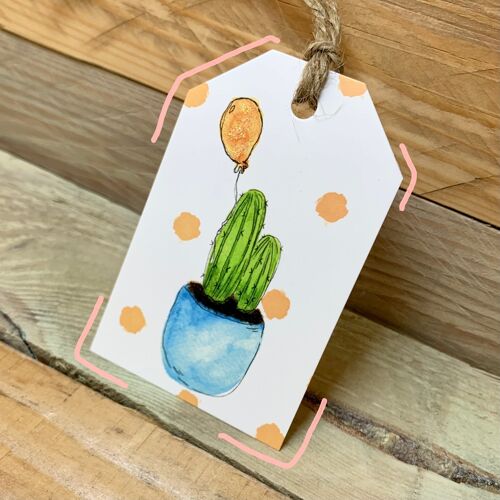Cacti Gift Tags - Pack of 5