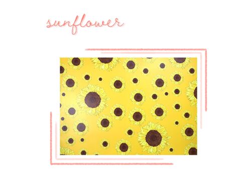 Sunflower Wrapping Paper & Gift Tag Pack