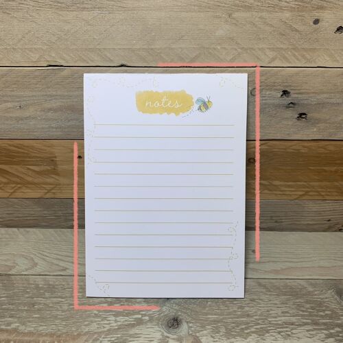 Bee A5 Notepad
