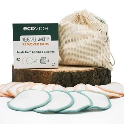 Washable Makeup Remover Pads - Bamboo & Cotton