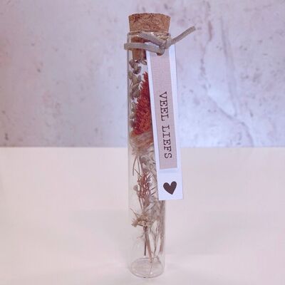 Dry flower tube, much love