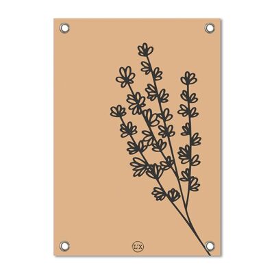 Gartenplakatblume gelb