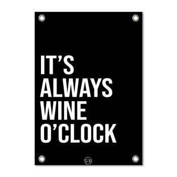 Affiche de jardin Wine O'clock 2