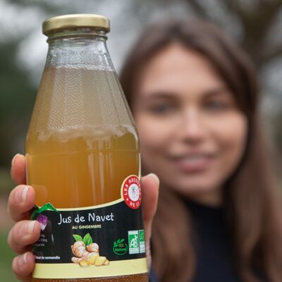 Jus de navet au gingembre 100% 500ml