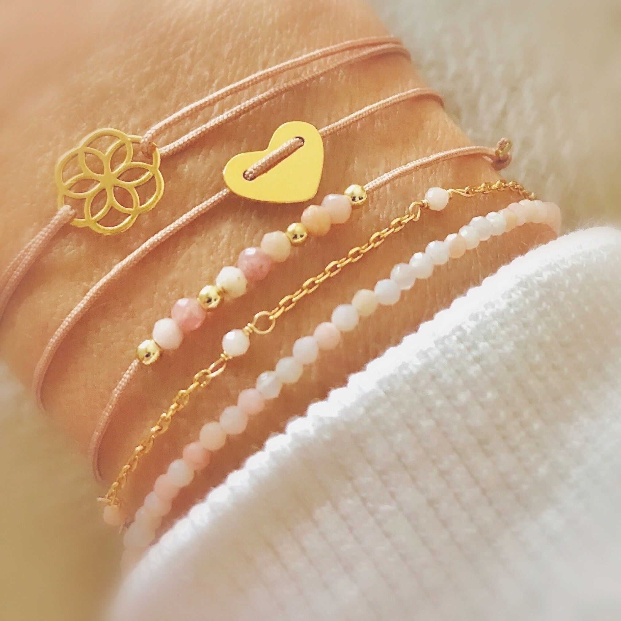 Bracelet Flower of Life Mini 925 Sterling Silver