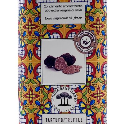 Set de 4 lattine di olio extravergine di oliva aromatizzato - Collezione Maiolica (4x250ml)
