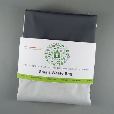 SmartWasteBag - sacco della spazzatura riutilizzabile da 3 litri