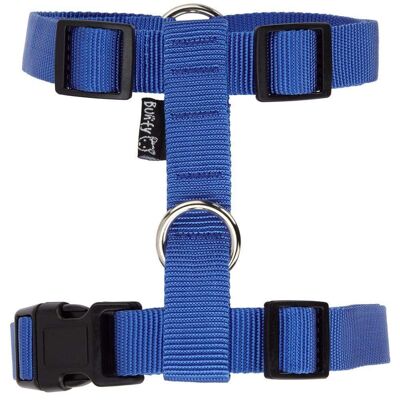 Bunty Adjustable Nylon Dog Puppy Fabric Harness Vest Anti , Blue Small