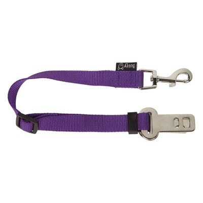 Dog & Cat Seat Belt Safety Travel Restraint, Harness Clip , Purple