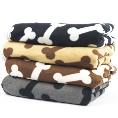 Pet blanket - Bunty Deluxe Boneo Dog & Puppy Blanket , Black