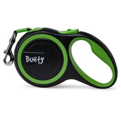 Retractable & Extendable Dog Lead - Bunty , Green 5M