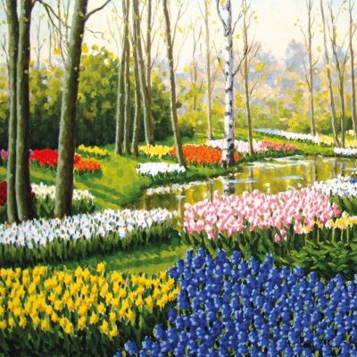 Greeting card Art Leo - Keukenhof