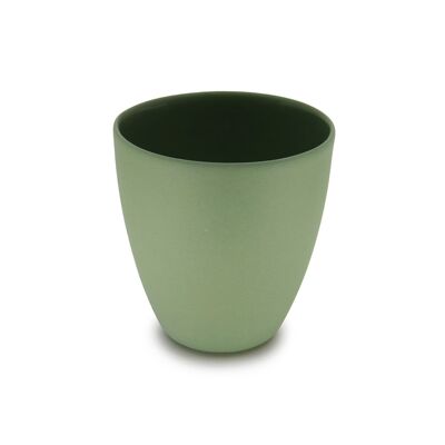 Tazza piccola verde olio