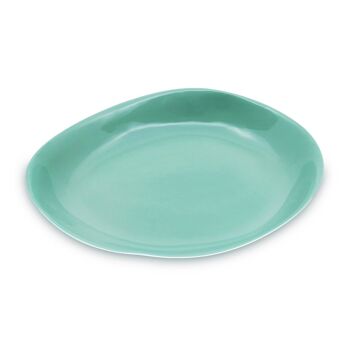 Assiette Plate Vert Mer