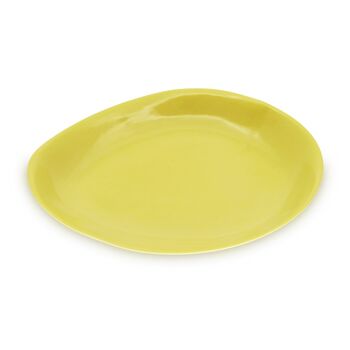 Assiette Plate Jaune