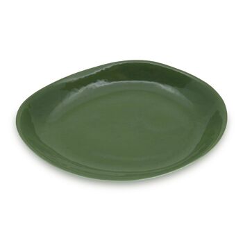 Assiette Plate Vert Pétrole