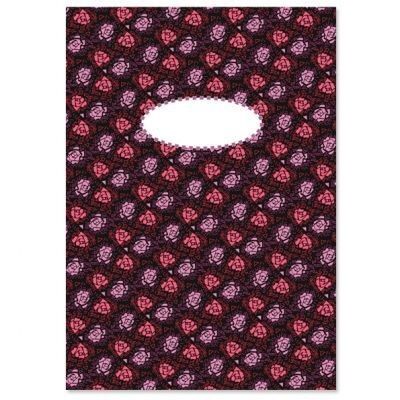 Notebook A5 Floral motif colofull - purple