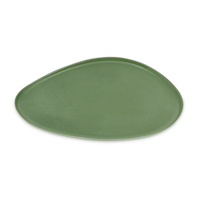 Serving Platter Oil Green