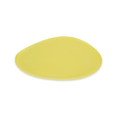 Dessert Plate Yellow Large