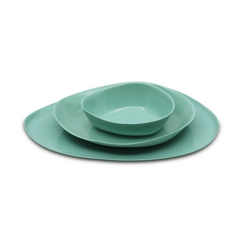 Plate Set - No1 Sea Green
